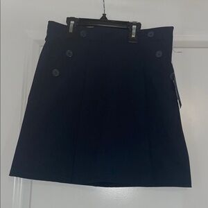 Nautica Blue A-Line Mini Skirt Casual